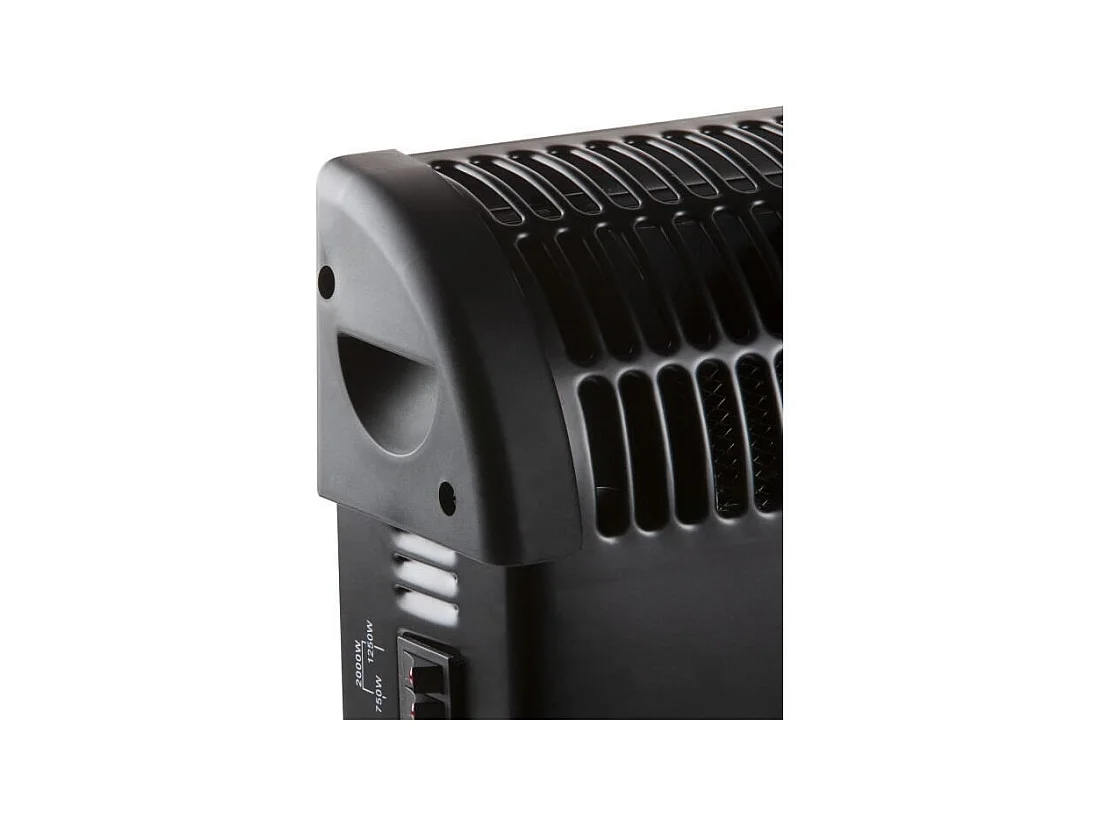 Convecteur de chauffage turbo - 2000 W - DOMO - DO7350CH - 52,5 x 38,8 x 19,5 cm - Noir