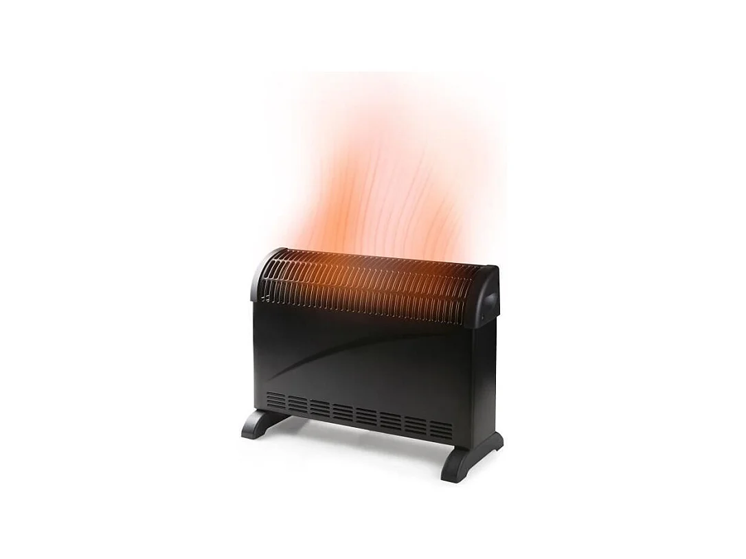 Convecteur de chauffage turbo - 2000 W - DOMO - DO7350CH - 52,5 x 38,8 x 19,5 cm - Noir