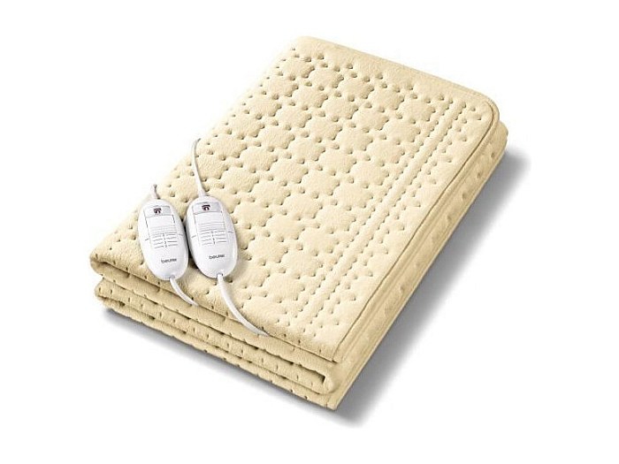 Cosi Home Enkelvoudige Elektrische Deken 150 X 80 Cm – Premium Elektrische Onderdeken Met Veiligheidssysteem En Oververhittingsbeveiliging 3 Warmtestanden Met Afstandsbediening Polyester Wit