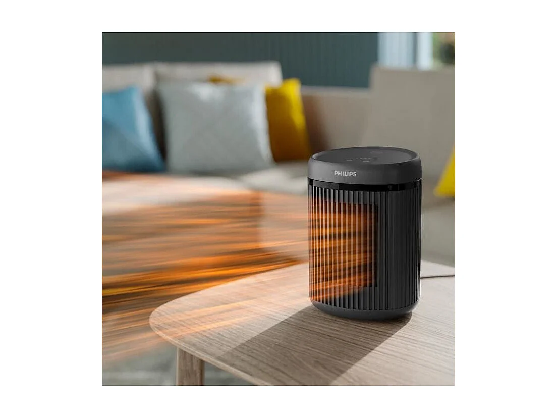 Chauffage d'appoint - PHILIPS - CX2120/01 - 1500 W - 15 m² - Noir