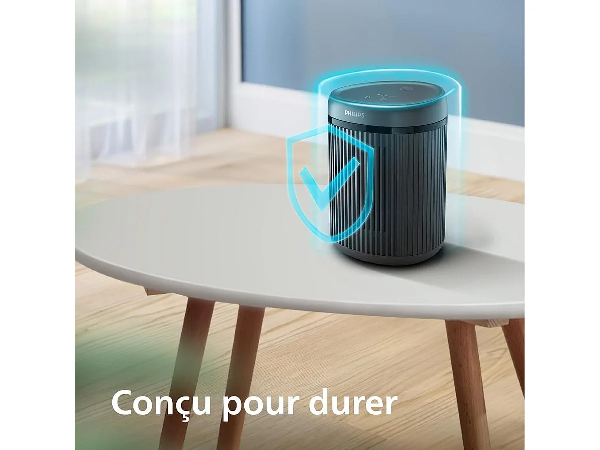 Chauffage d'appoint - PHILIPS - CX2120/01 - 1500 W - 15 m² - Noir