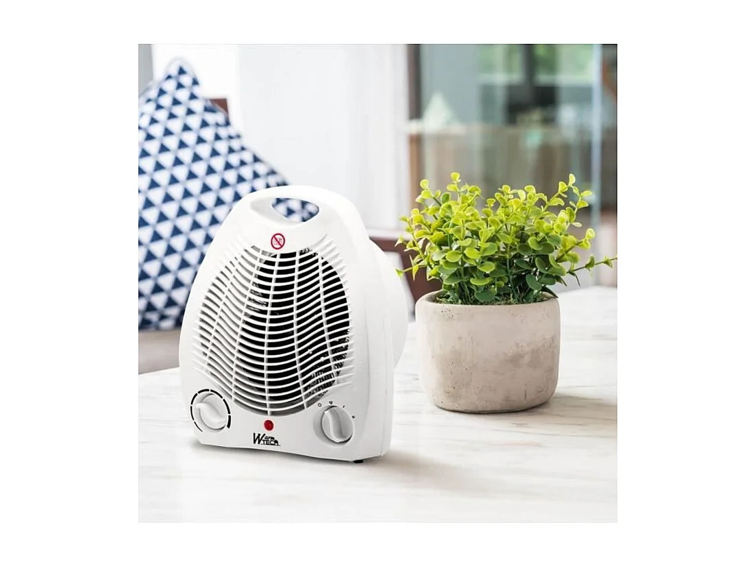 Chauffage soufflant - 2000W - WARM TECH - 240V - Jusqu'a 15m3 - Blanc