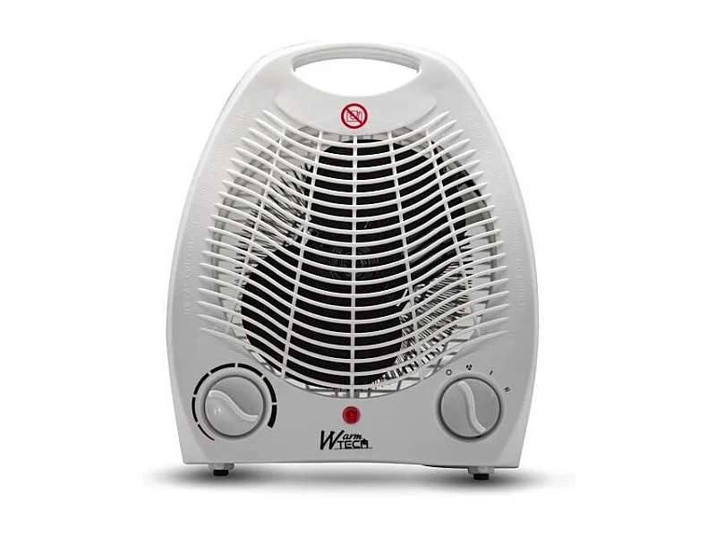 Chauffage soufflant - 2000W - WARM TECH - 240V - Jusqu'a 15m3 - Blanc