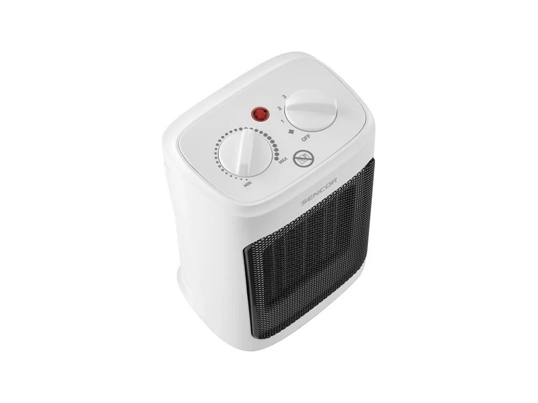 Chauffage céramique - SENCOR - SFH 7600WH - 2000 W - 3 niveaux de chauffage - 10/15 m² - Blanc