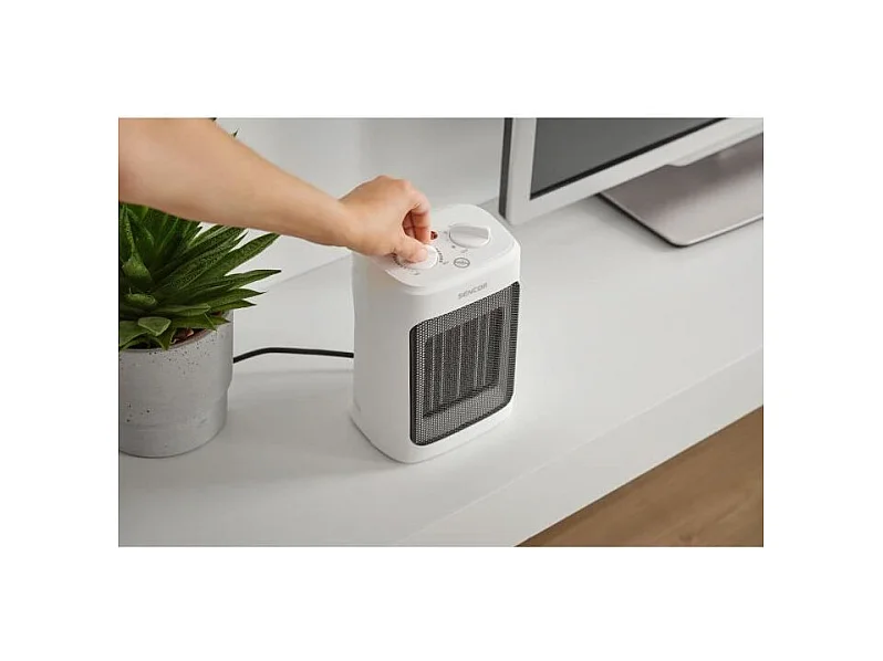 Chauffage céramique - SENCOR - SFH 7600WH - 2000 W - 3 niveaux de chauffage - 10/15 m² - Blanc