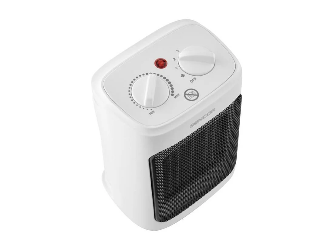 Chauffage céramique - SENCOR - SFH 7600WH - 2000 W - 3 niveaux de chauffage - 10/15 m² - Blanc