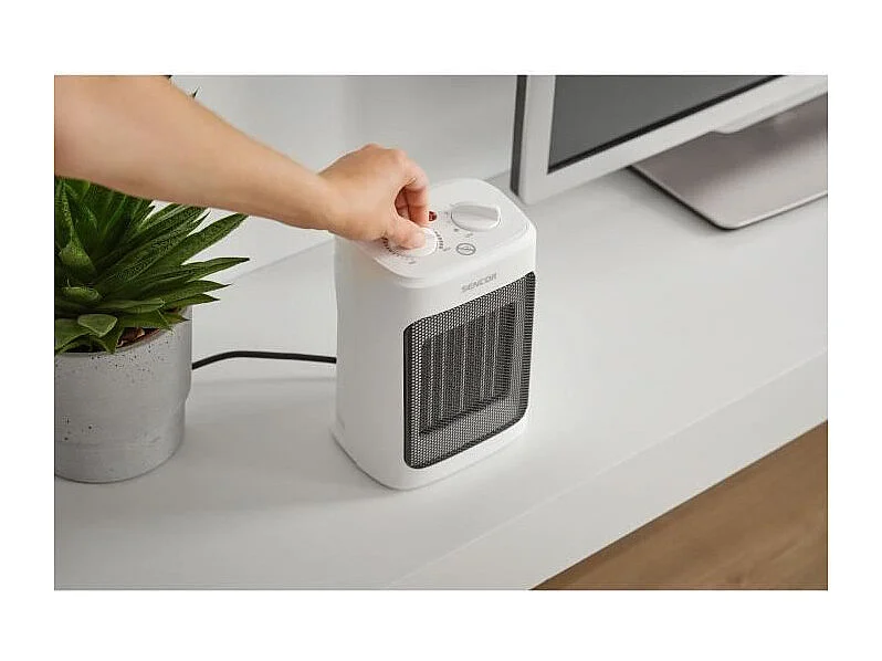 Chauffage céramique - SENCOR - SFH 7600WH - 2000 W - 3 niveaux de chauffage - 10/15 m² - Blanc