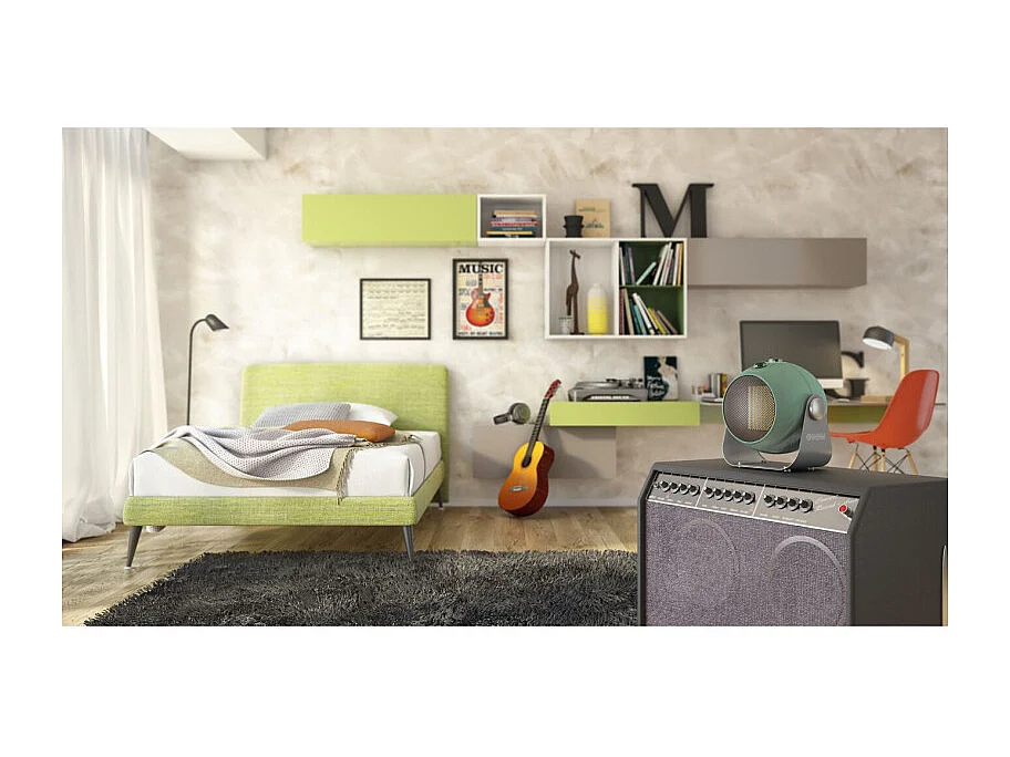 Aquecedor ventilador Olimpia Splendid CALDODESIGN S 99404 1800W - Ventilação Fria - Tecnologia Compacta