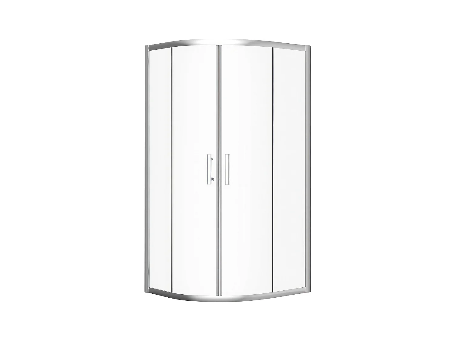 Cabine de douche quart de cercle HELA 80x80 190 cm Nano-Verre Transparent Trempé