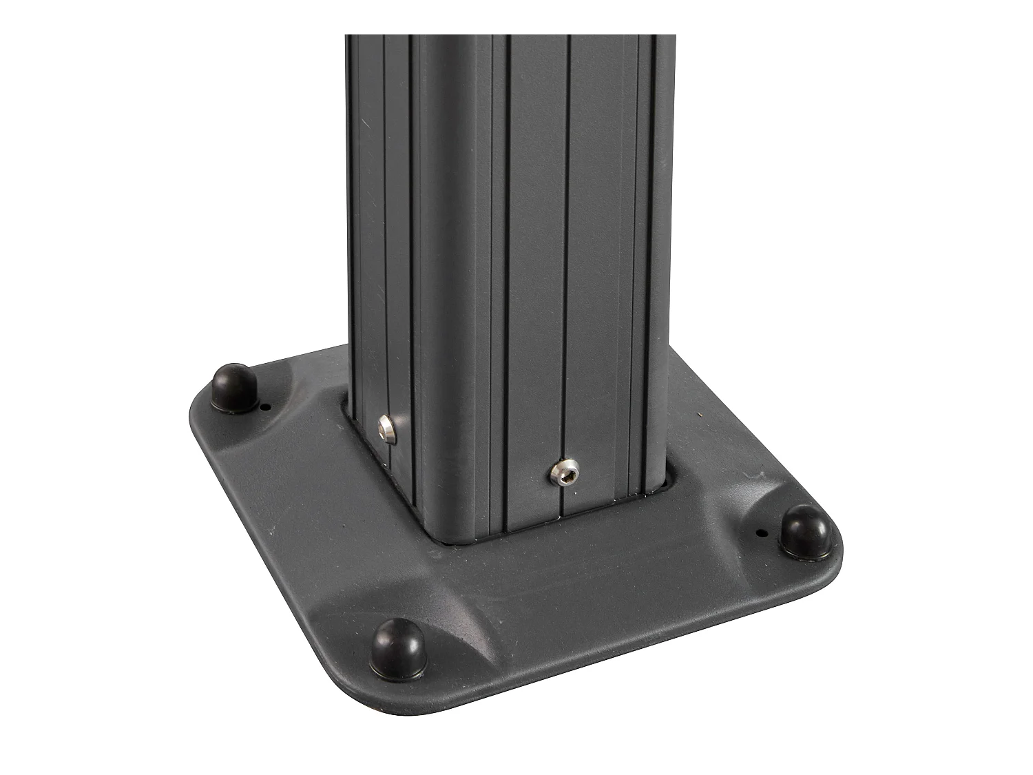 Pergola adossée en aluminium avec toit coulissant - 27 m² - anthracite - IZEDA