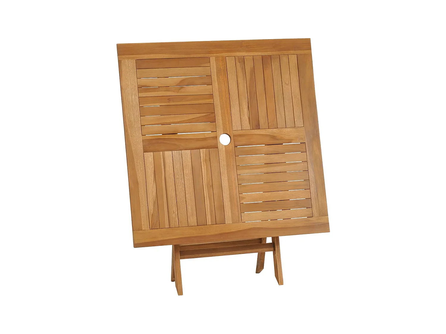 Cymir  Ensemble à manger de jardin 5 pcs Bois de teck massif