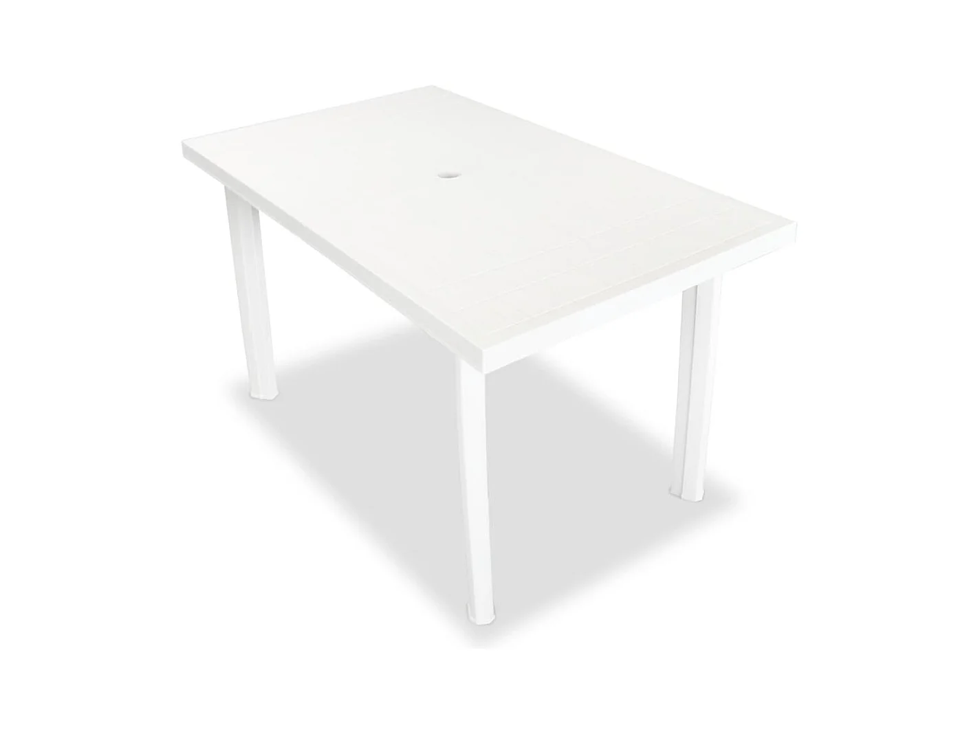 Gullspång  Ensemble à manger d'extérieur 7 pcs Plastique Blanc