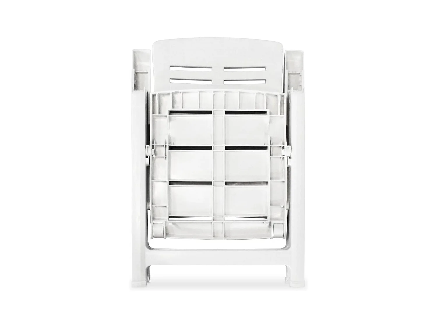 Gullspång  Ensemble à manger d'extérieur 7 pcs Plastique Blanc