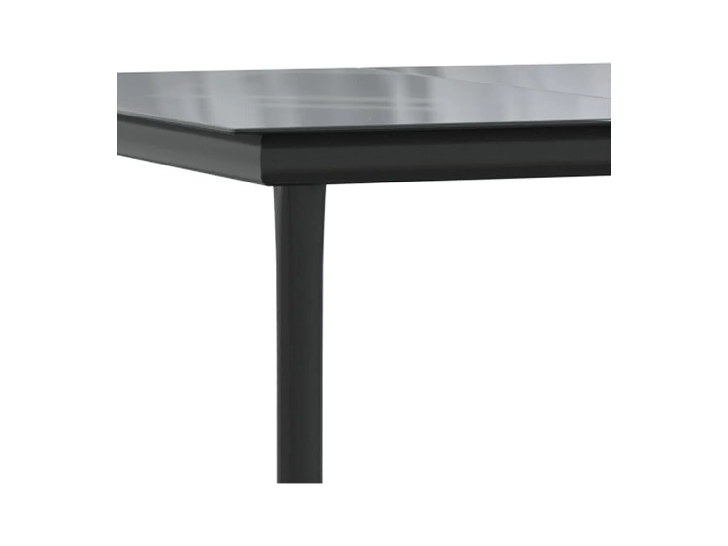 Årslev  Ensemble à manger de jardin 5 pcs noir textilène et acier