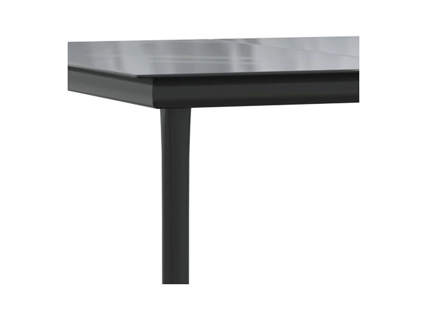 Årslev  Ensemble à manger de jardin 5 pcs noir textilène et acier