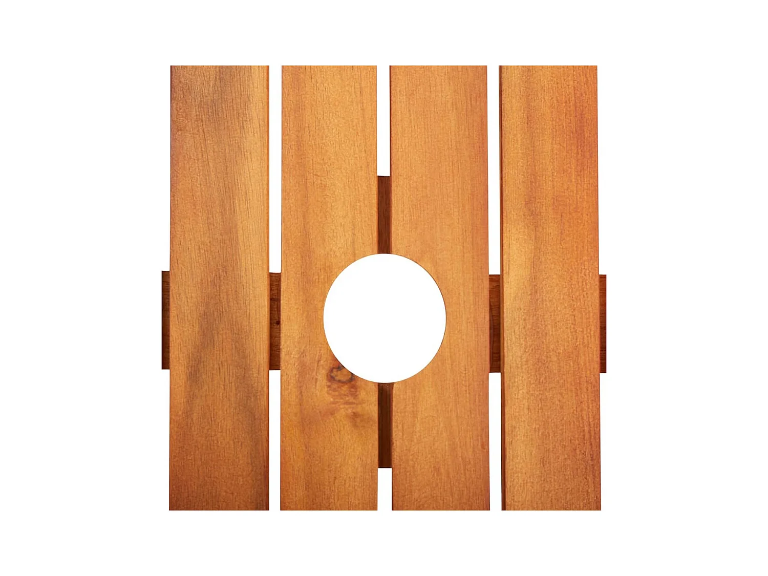 Skovil  Ensemble à manger de jardin 5 pcs avec coussins Acacia solide