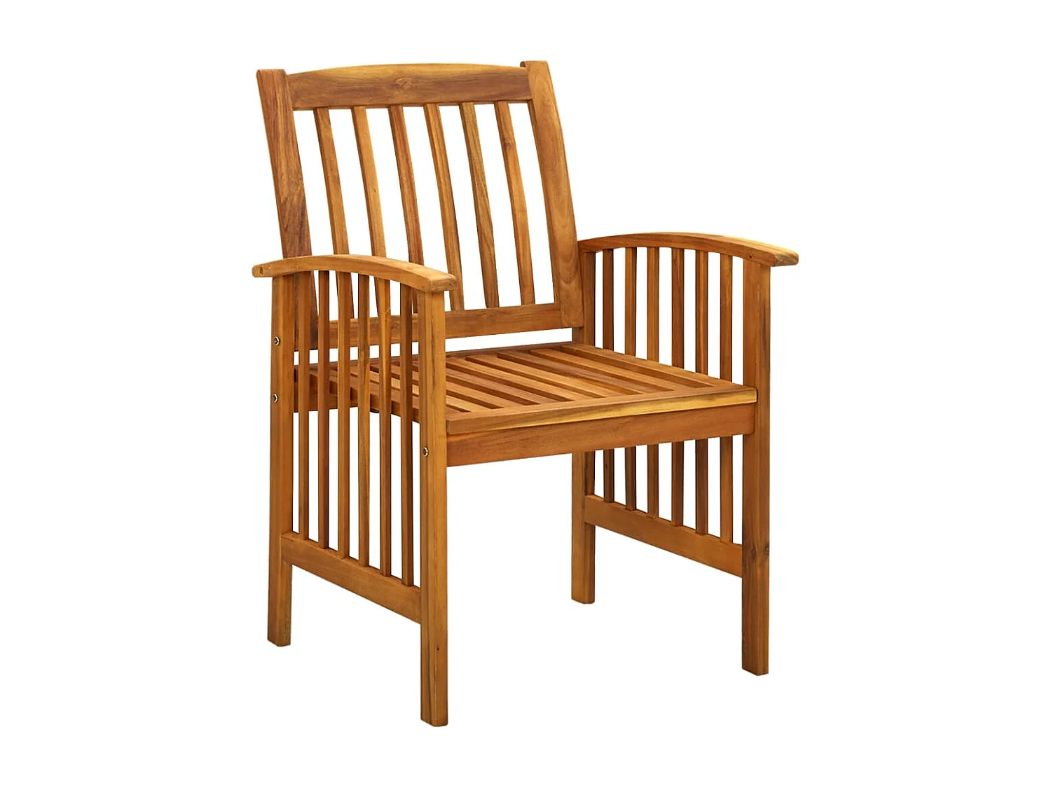 Skovil  Ensemble à manger de jardin 5 pcs avec coussins Acacia solide