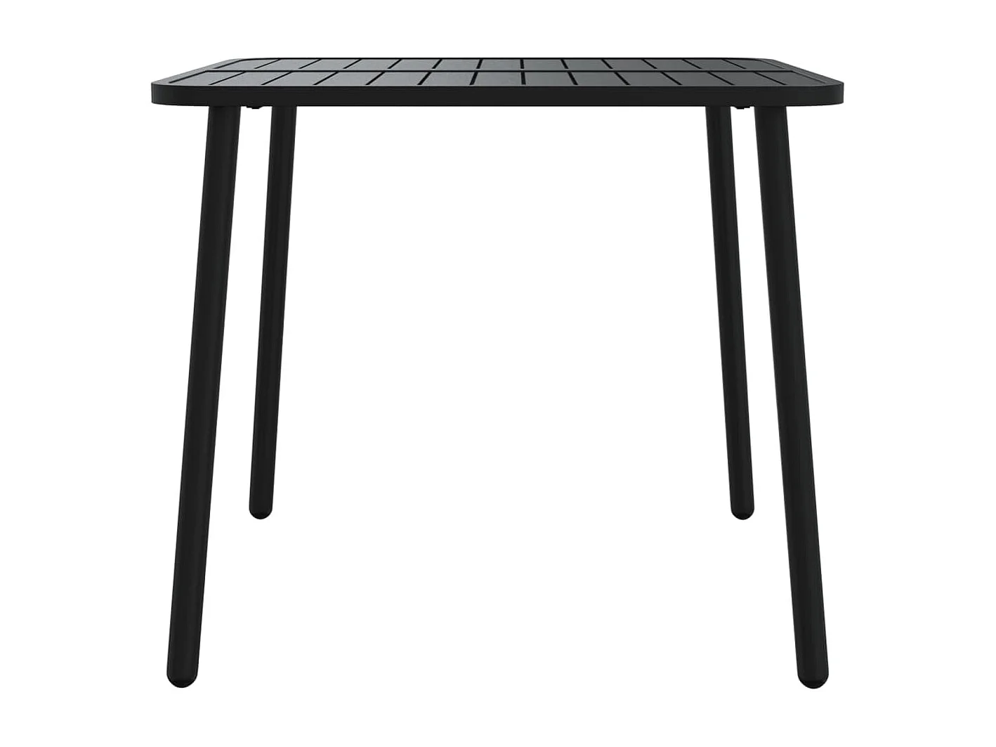 Adrien-Claude  Ensemble à manger de jardin 5 pcs anthracite acier