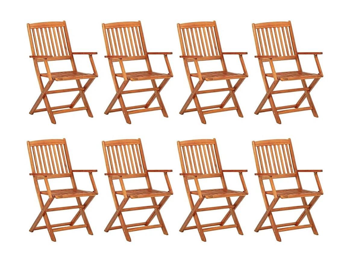 Sint-Gillis-Waas  Ensemble à manger de jardin 9 pcs bois massif d'acacia