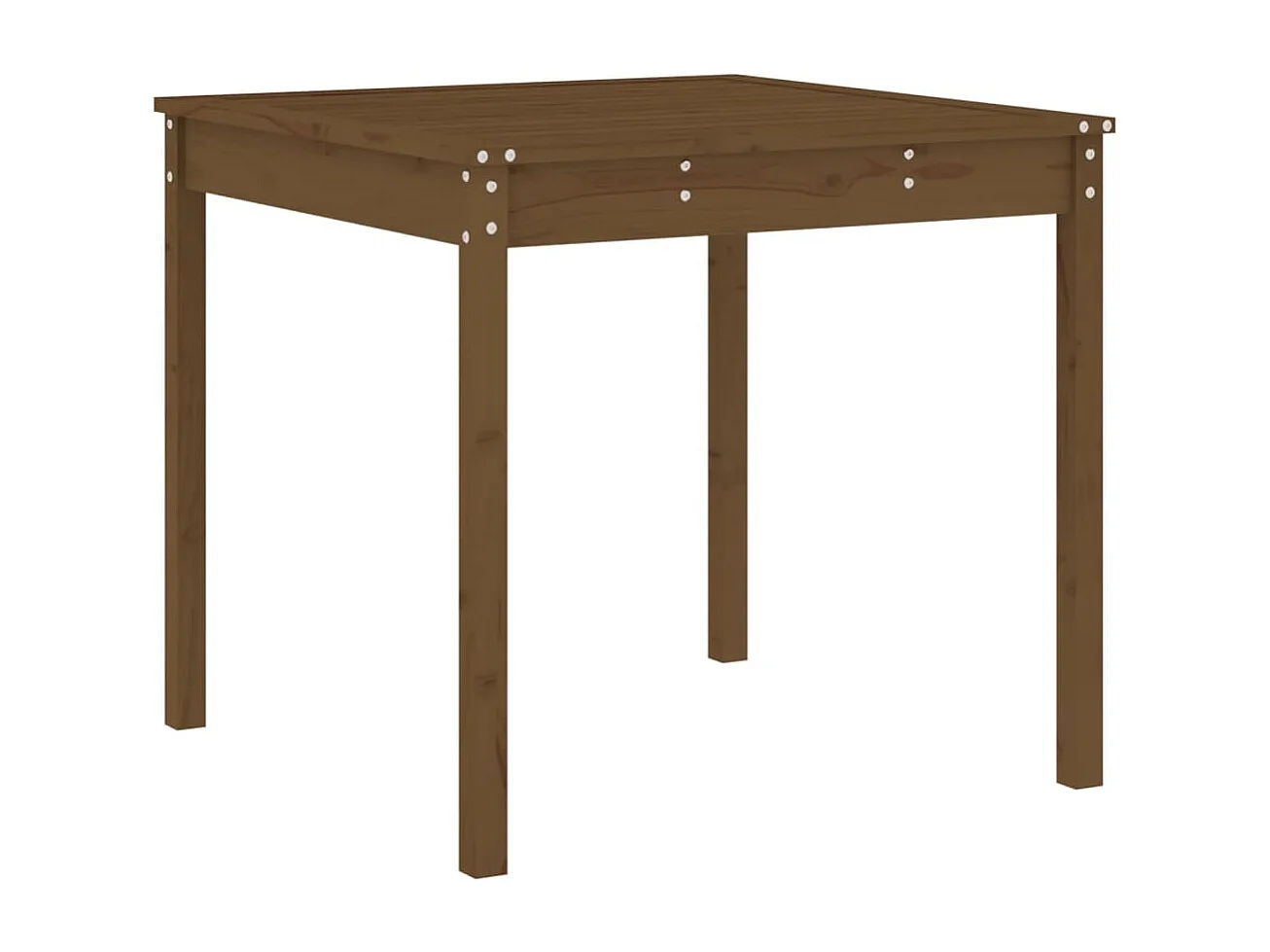 Vienna  Ensemble à manger de jardin 5pcs marron miel bois pin massif