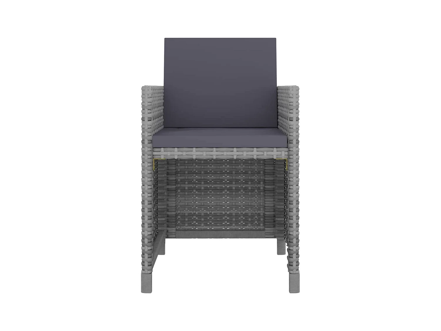 Fultondale  9-delige Tuinset met kussens poly rattan antraciet