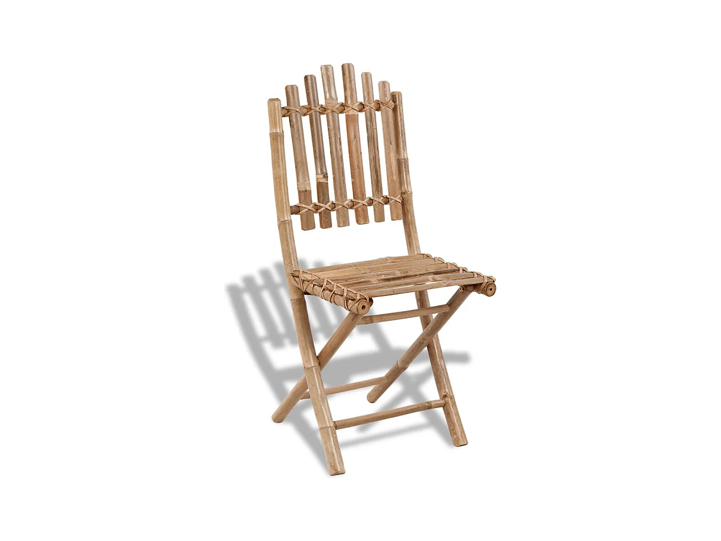 Garden Furniture -  Ensemble à manger d'extérieur pliable 5 pcs Bambou