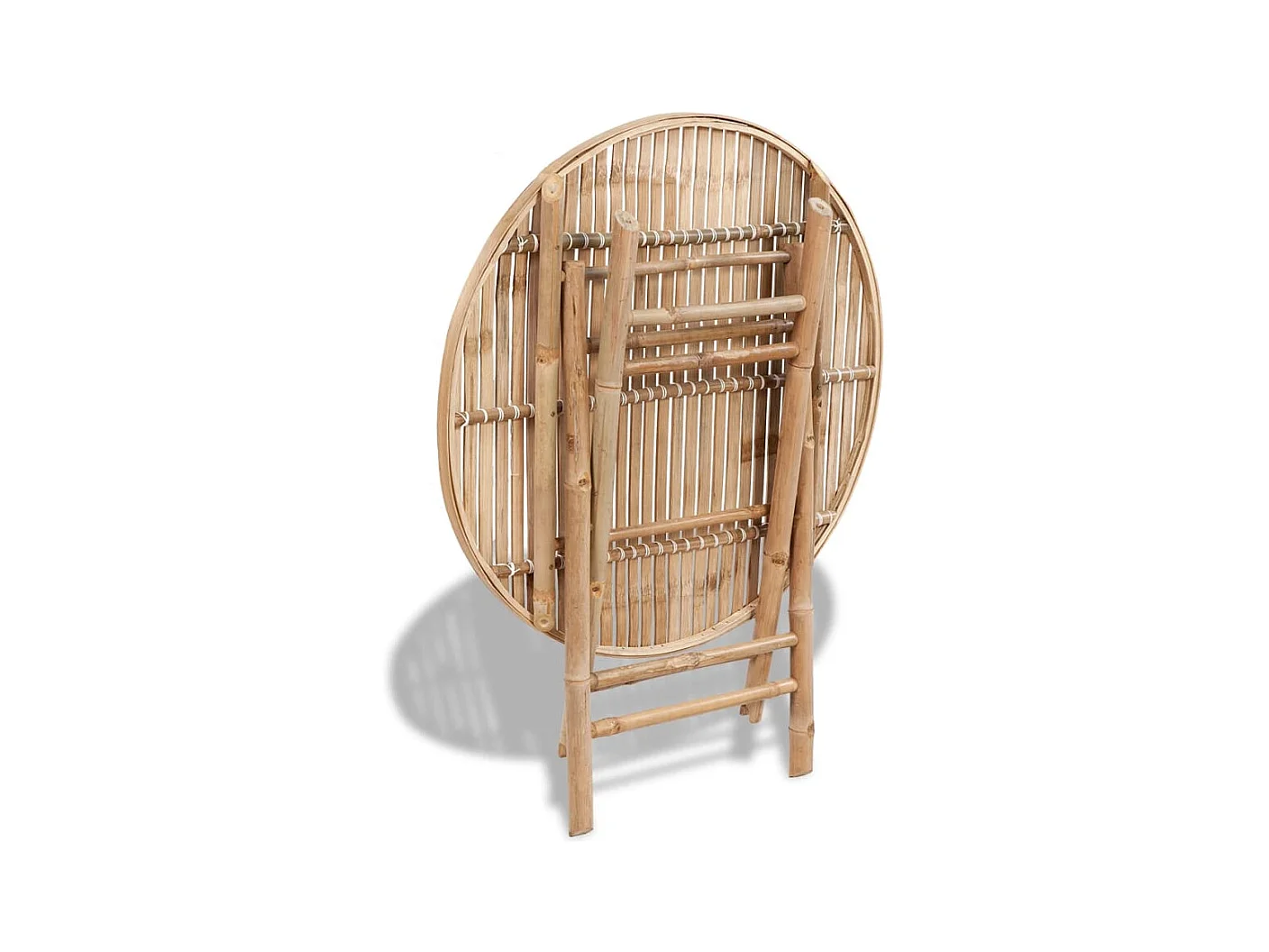 Garden Furniture -  Ensemble à manger d'extérieur pliable 5 pcs Bambou