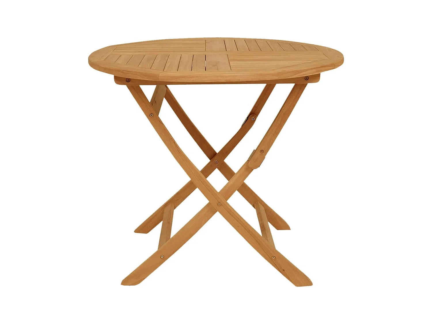 Garden Furniture -  Ensemble à manger de jardin 5 pcs Bois de teck massif