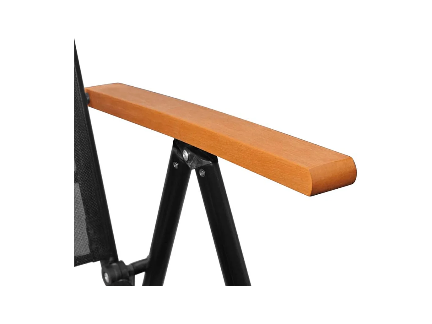 Prolenta Premium -  Ensemble à manger de jardin 7 pcs noir aluminium