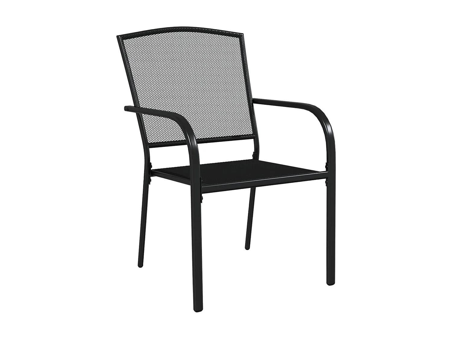 Booneville  Ensemble à manger de jardin 5 pcs anthracite acier