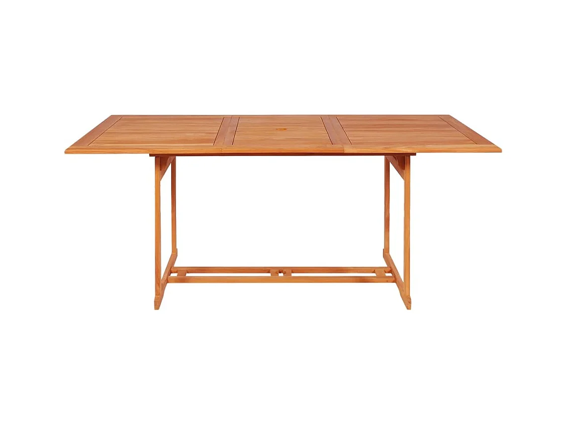 Kari  Ensemble à manger de jardin 9 pcs Bois de teck massif