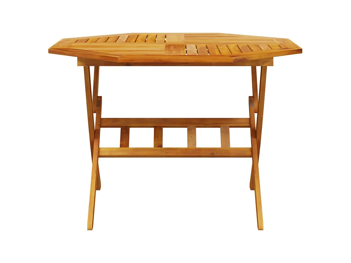 Napoleone Giovanni  Ensemble à manger de jardin pliable 5 pcs bois massif d’acacia