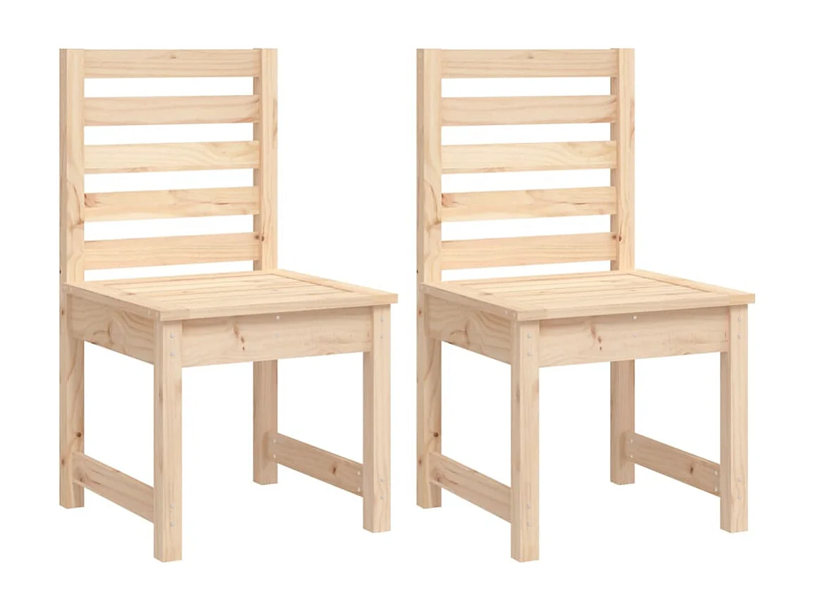 Eilra  Ensemble à manger de jardin 4 pcs bois massif de pin