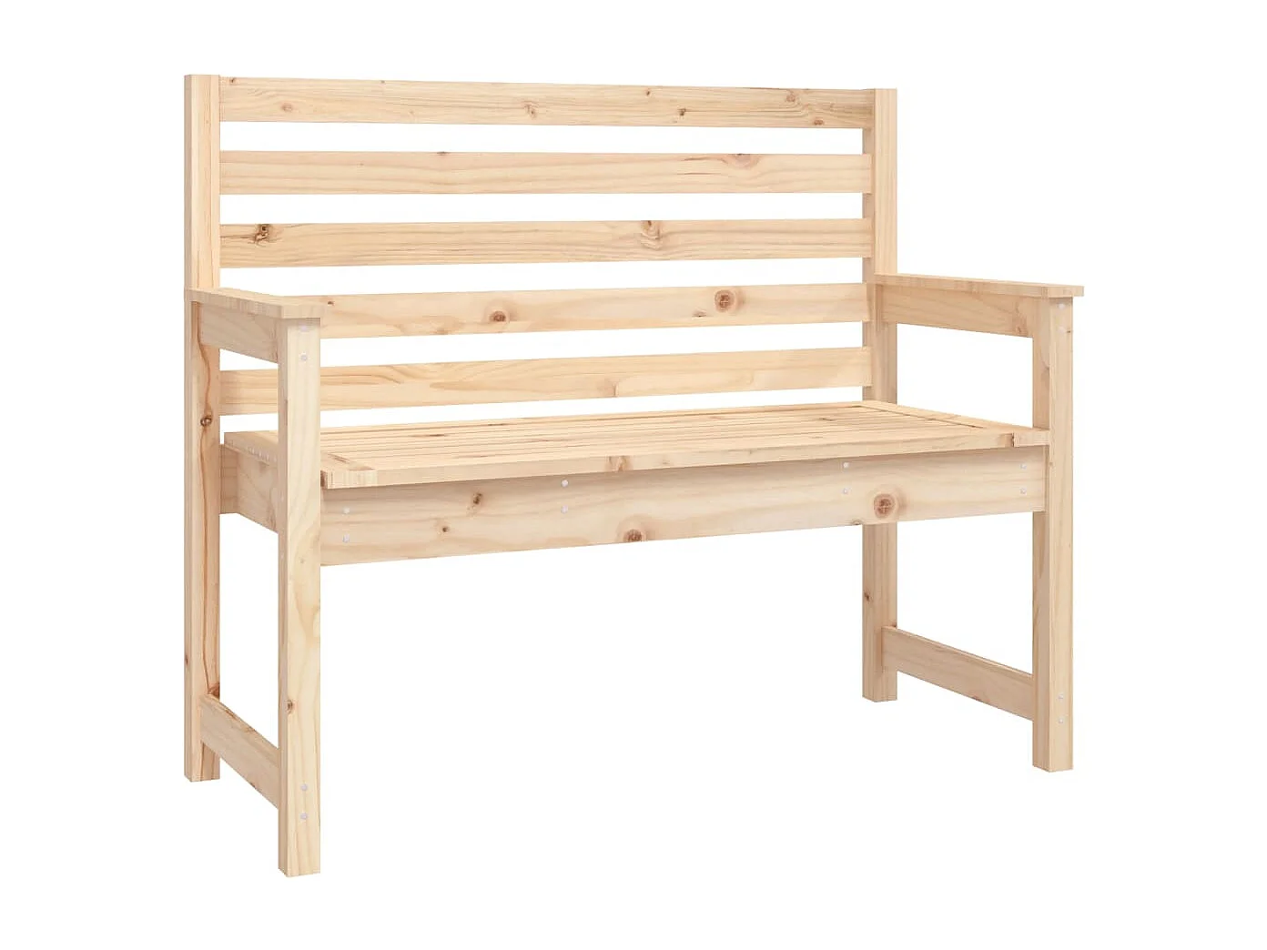 Eilra  Ensemble à manger de jardin 4 pcs bois massif de pin