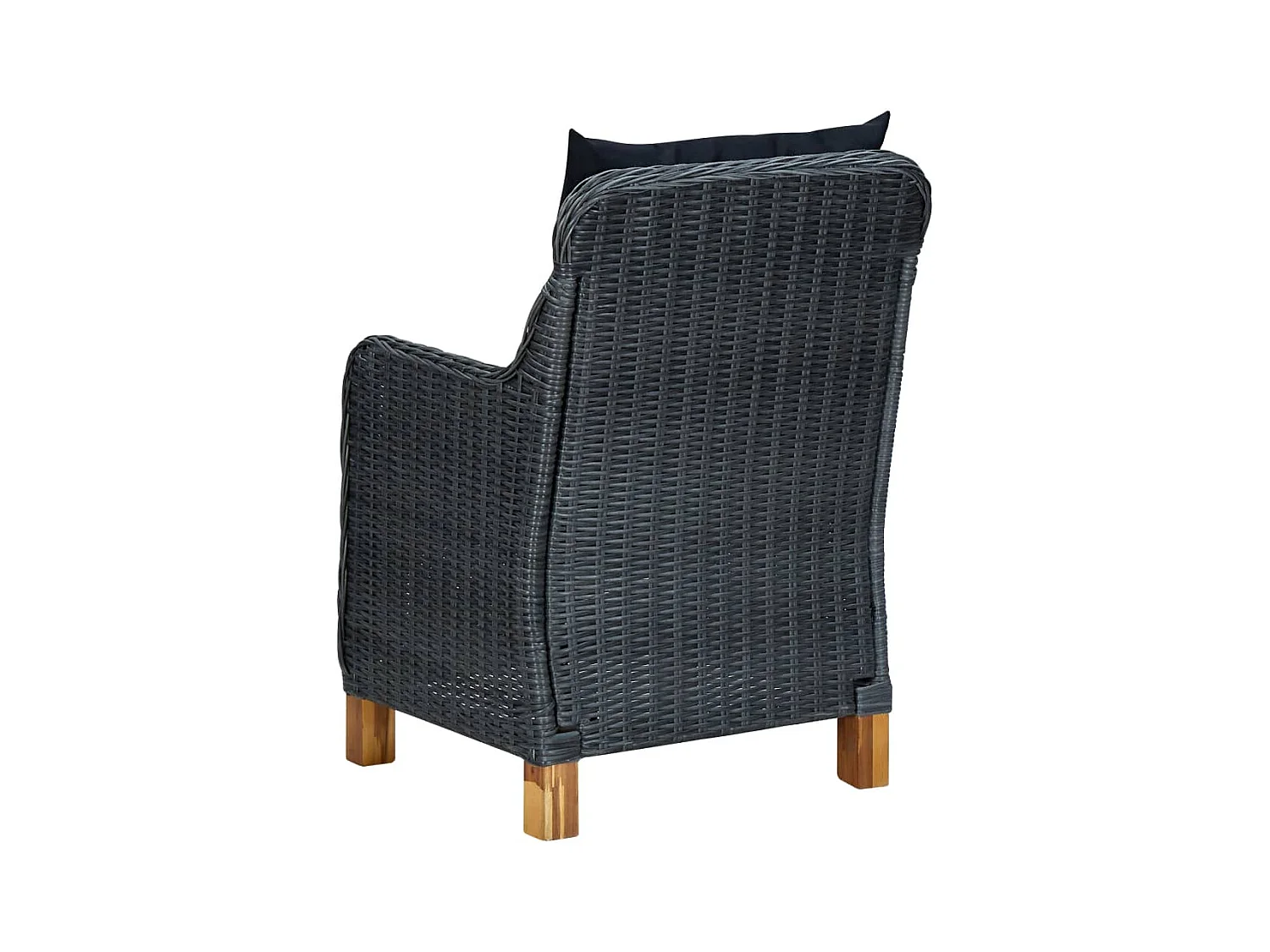 Murrieta  Ensemble à manger de jardin 5 pcs Gris foncé