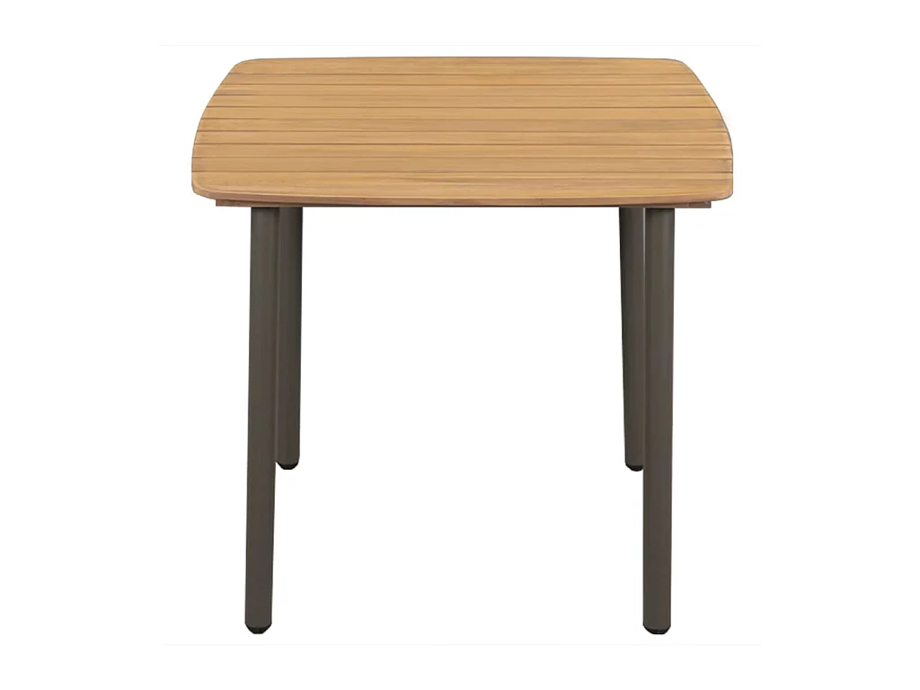 Bergerac  Ensemble à manger de jardin 5 pcs Résine tressée Noir