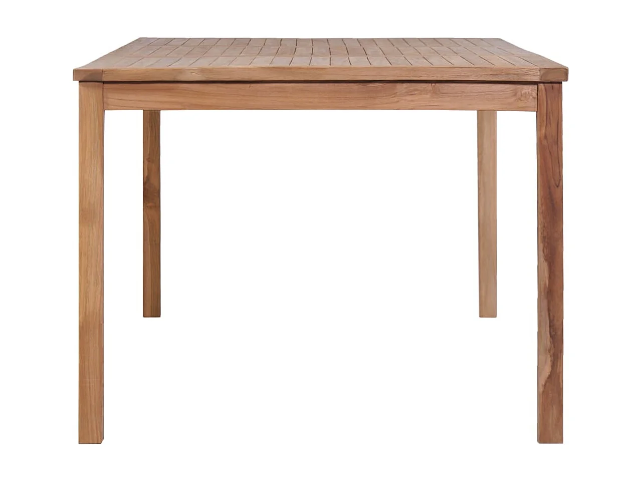 Kemale  7-delige tuinset 200x100 cm massief teakhout