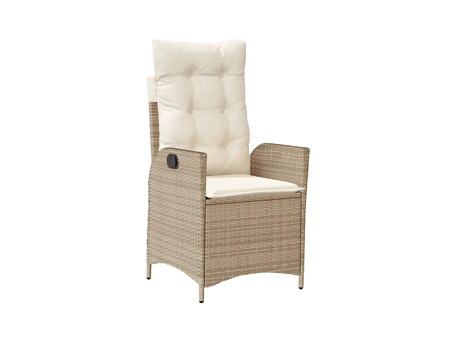 Boxmeer  4-delige Tuinset met kussens poly rattan beige