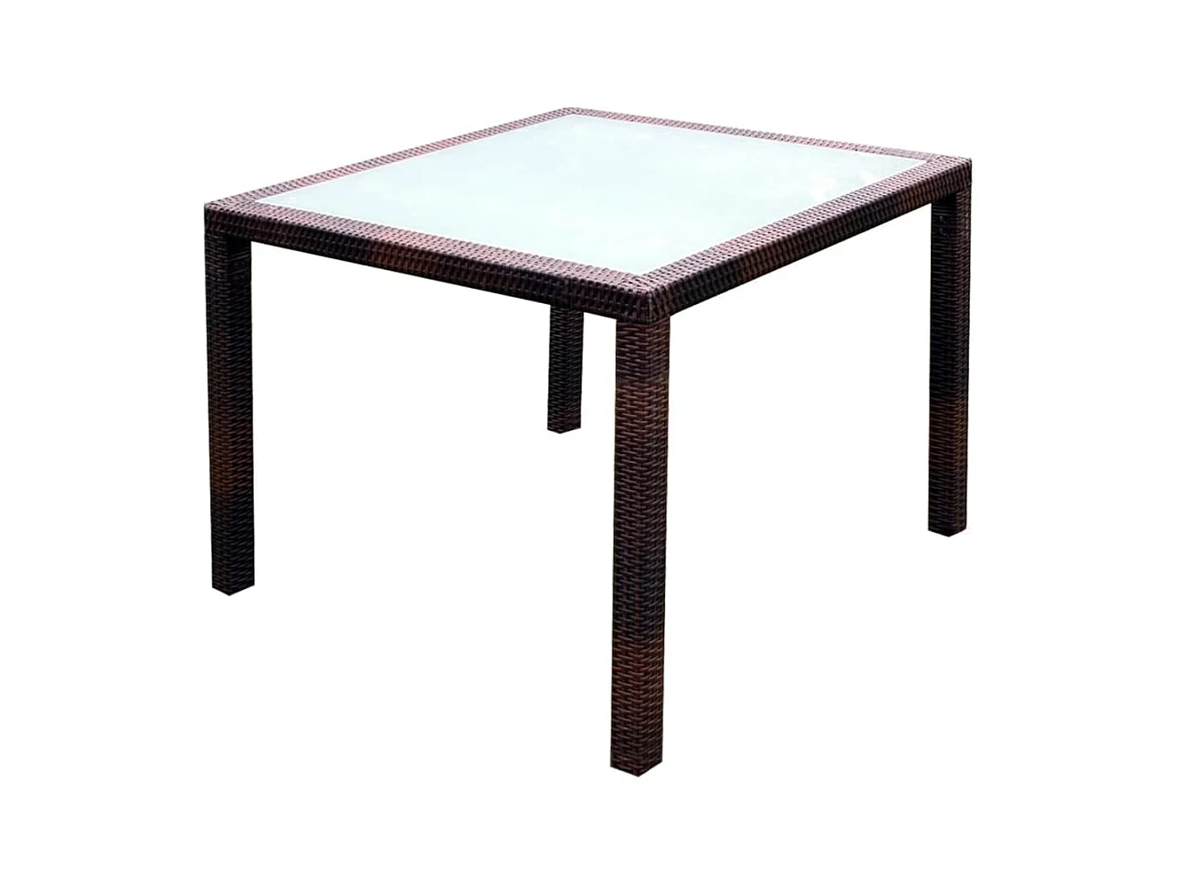 Fea  Ensemble à manger d'extérieur 5pcs avec coussins Résine tressée