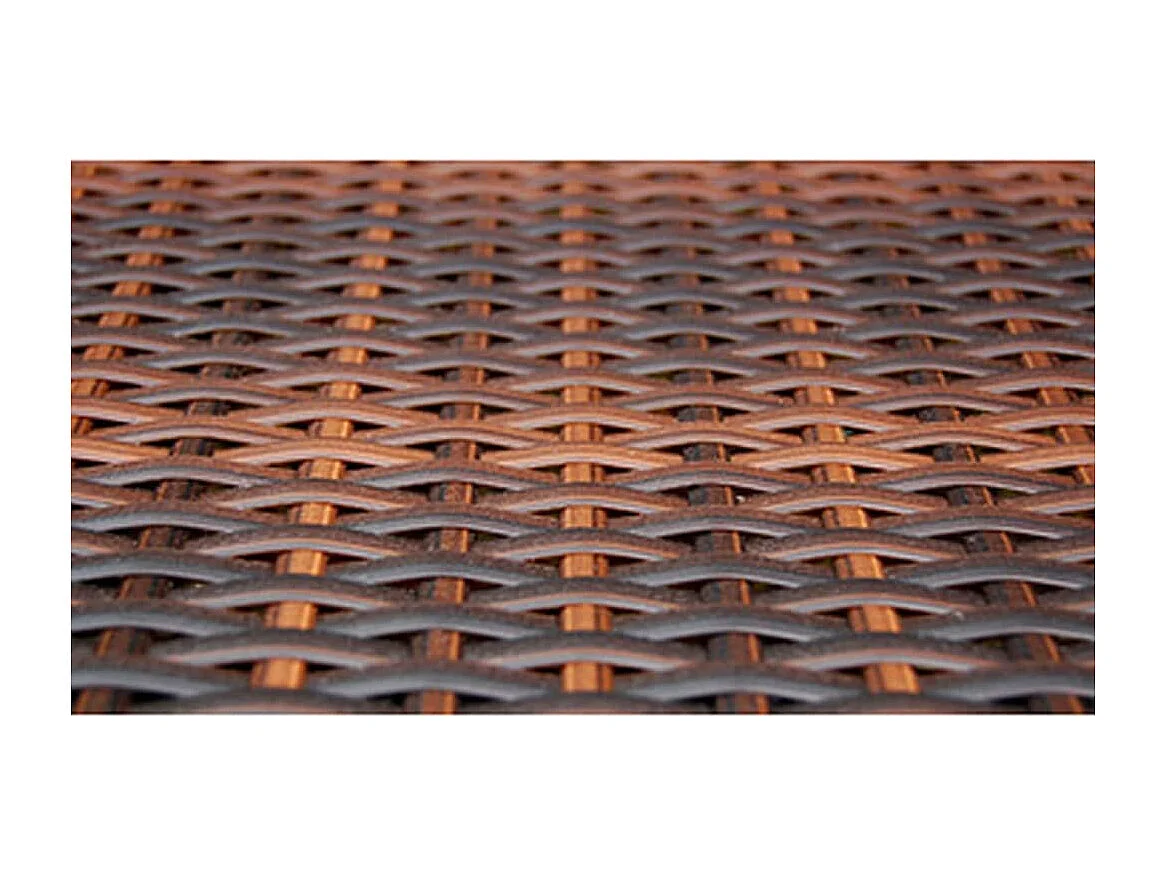 Fea  Ensemble à manger d'extérieur 5pcs avec coussins Résine tressée