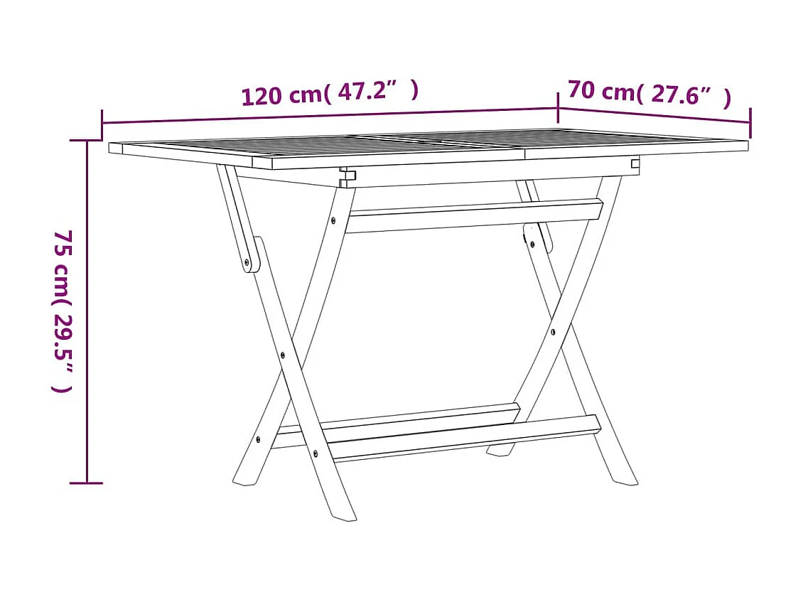 Rianka  Ensemble à manger de jardin 5 pcs Bois de teck massif
