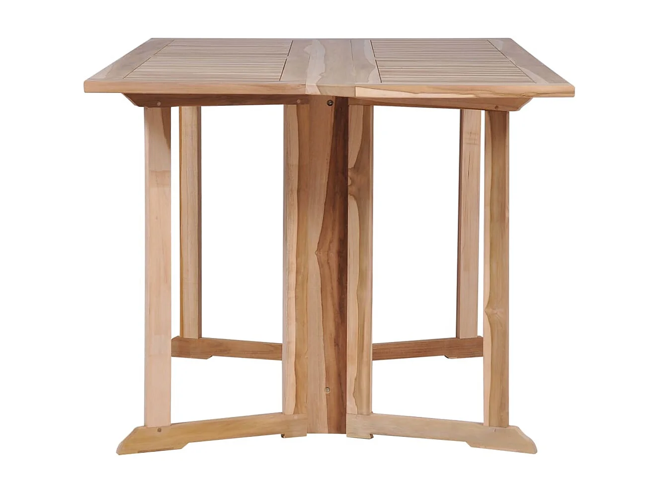 Garden Furniture -  Ensemble à manger d'extérieur pliable 7 pcs Bois solide de teck