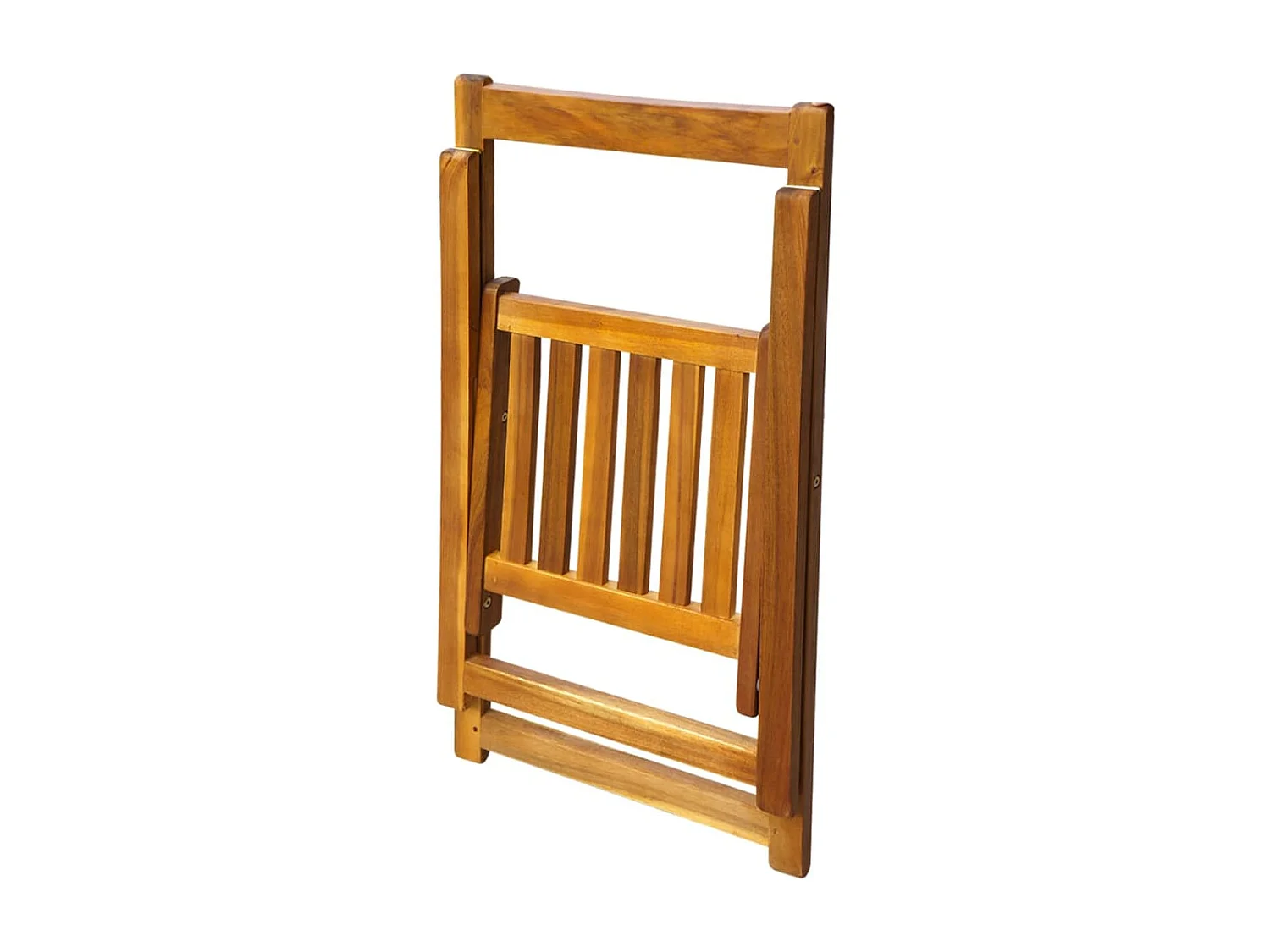 Garden Furniture -  Set comedor de jardín plegable 5 piezas madera maciza de acacia