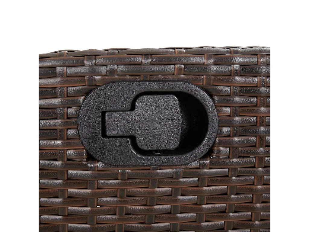 Emory  9-delige Tuinset met kussens poly rattan bruin