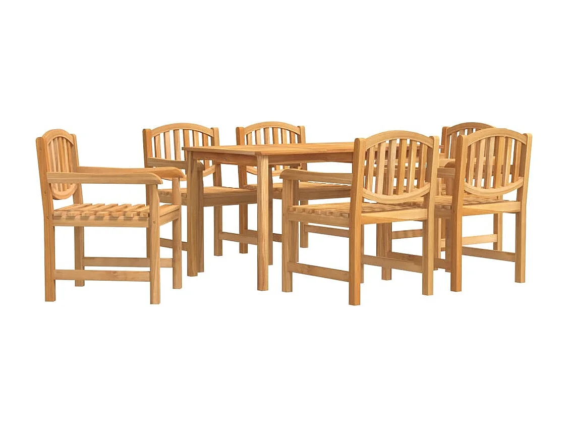 Prolenta Premium -  7-delige Tuinset massief teakhout