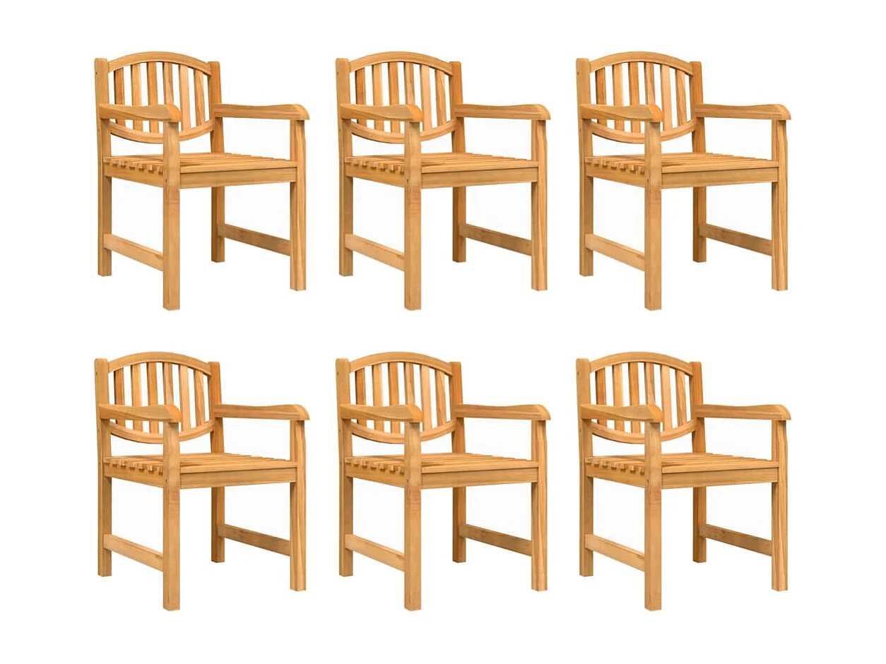 Prolenta Premium -  7-delige Tuinset massief teakhout