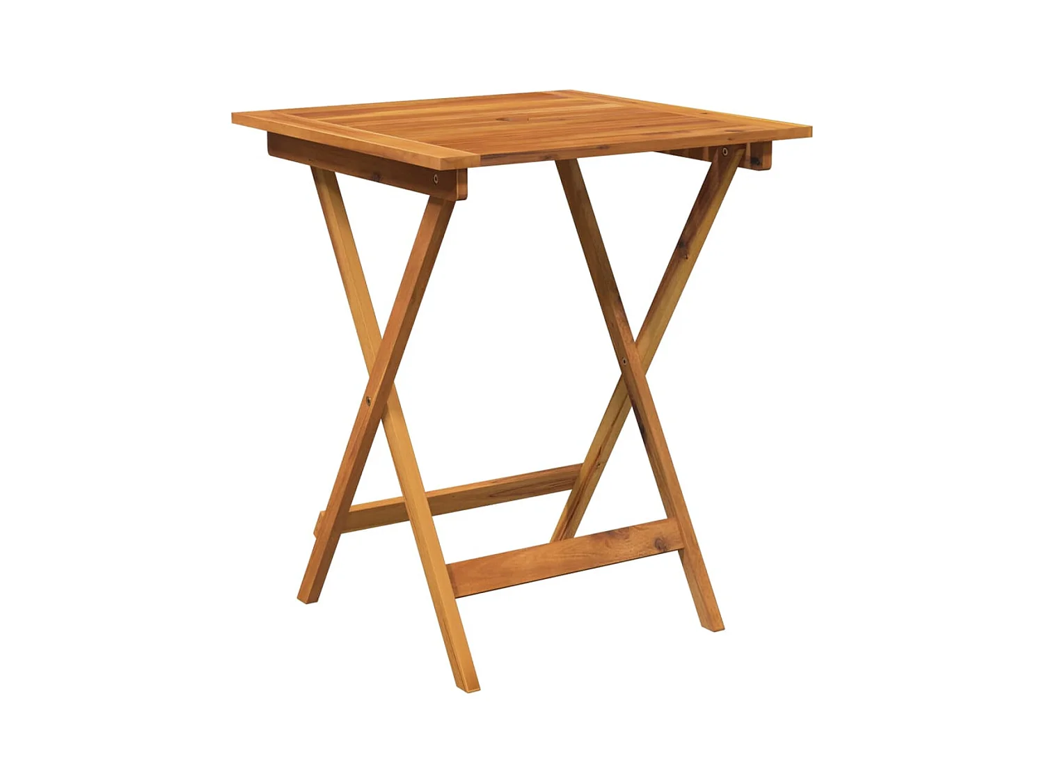 Aghaboe  Ensemble à manger de jardin pliable 3 pcs Bois d'acacia solide