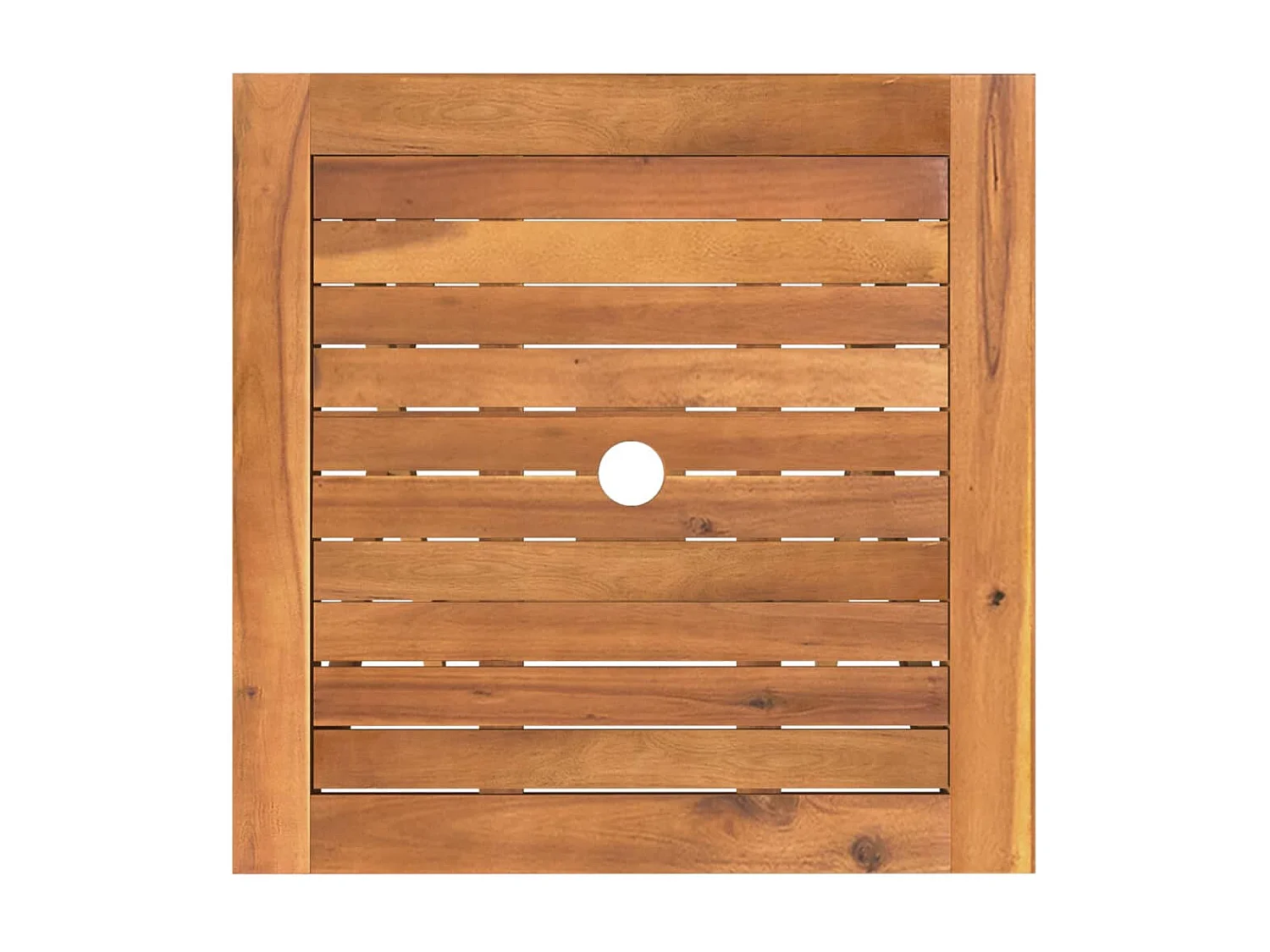 Aghaboe  Ensemble à manger de jardin pliable 3 pcs Bois d'acacia solide