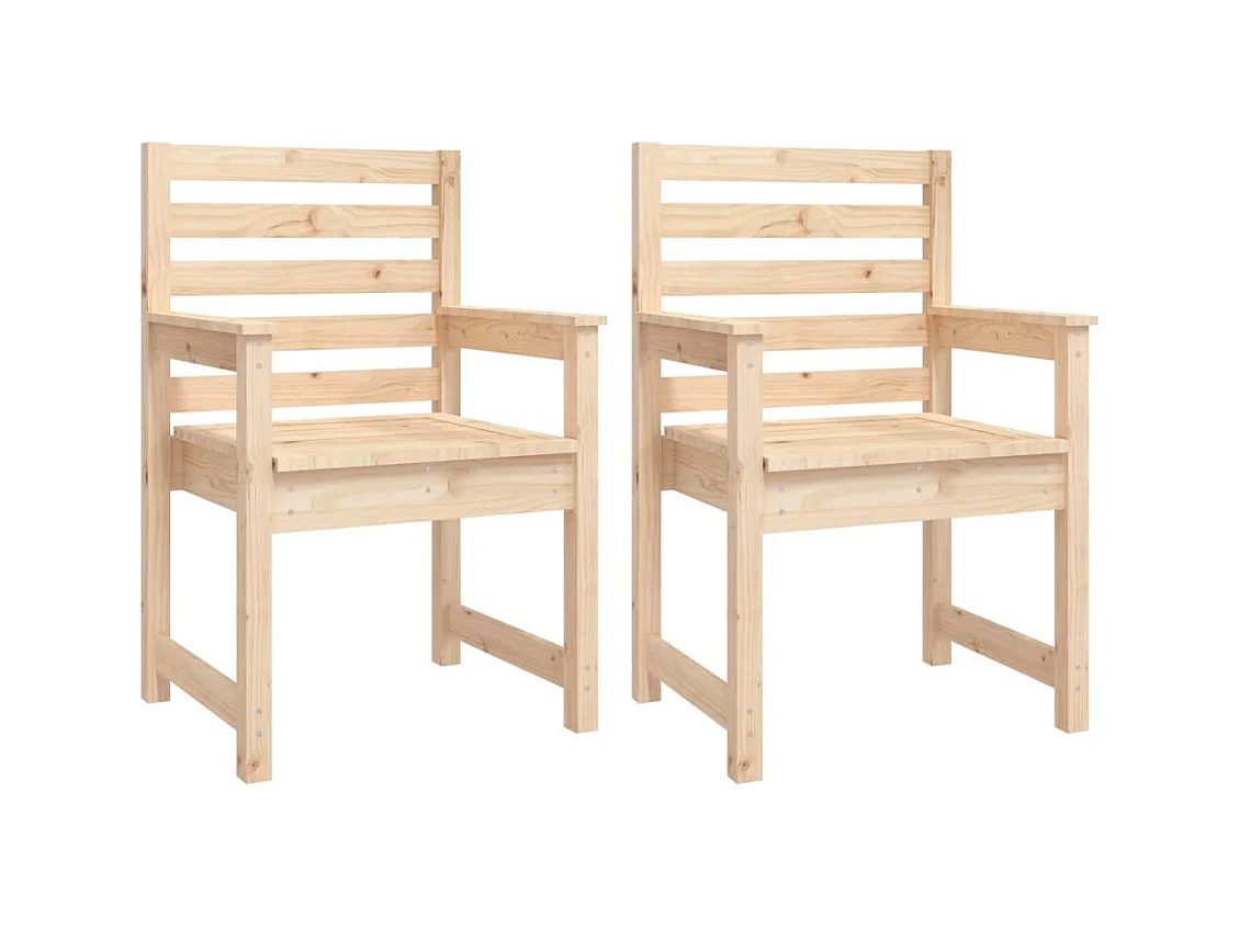 Sophie-Marie-Catherine  Ensemble à manger de jardin 11 pcs bois massif de pin