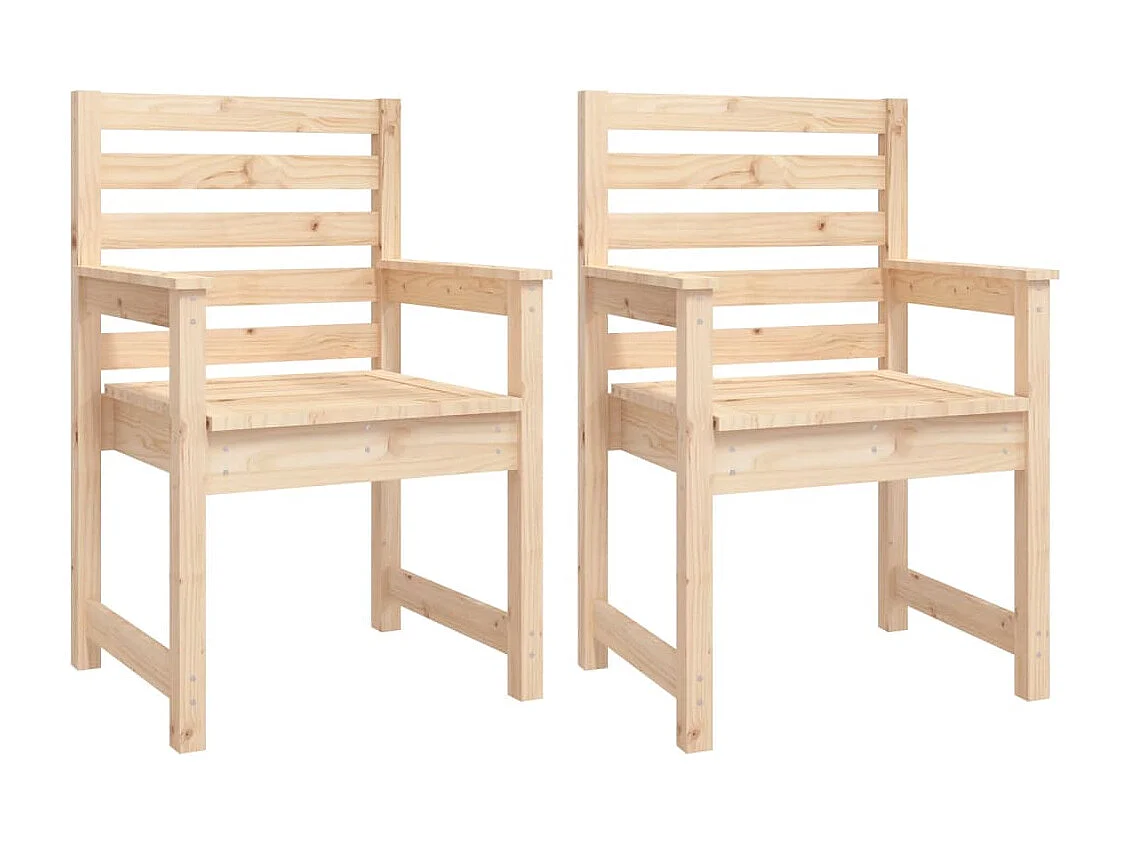 Sophie-Marie-Catherine  Ensemble à manger de jardin 11 pcs bois massif de pin